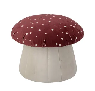 Hocker Lue Hocker Pilz Ø 37 x 30 cm fra Bloomingville i Rød – produktbillede 1 af 3