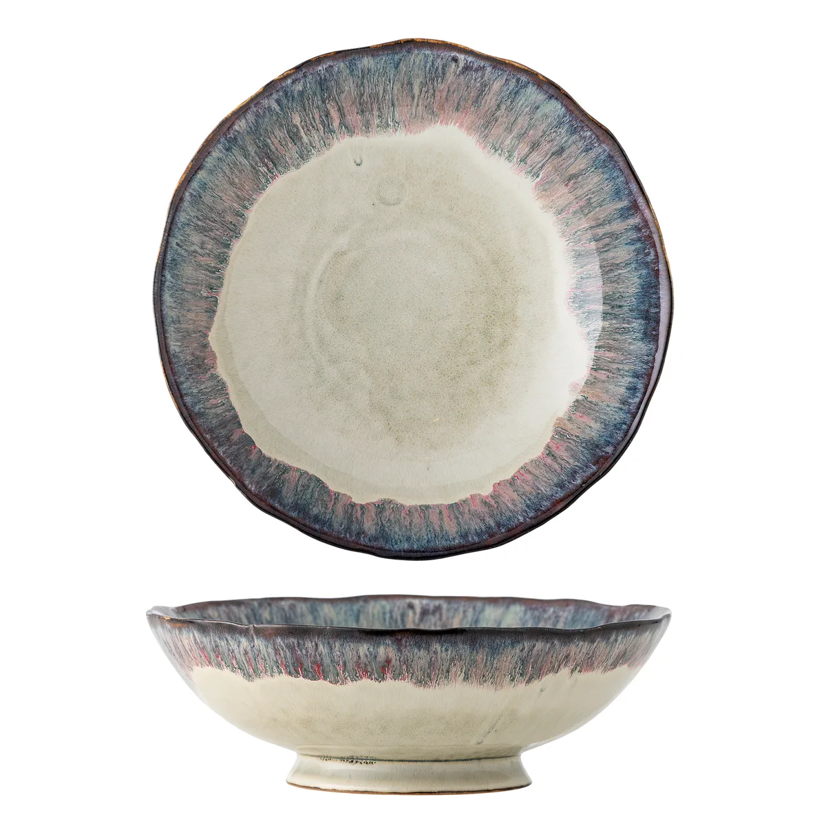 Imogen Skål, Multifarvet, Stentøj, D24xH8 cm de Bloomingville – photo du produit
