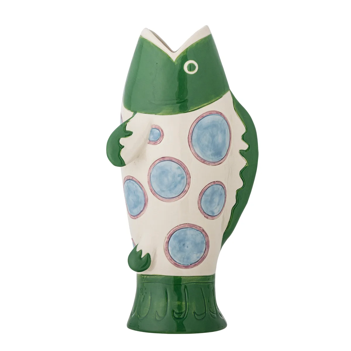 Irving Vase, Multifarvet, Stentøj, L11xH22xW7,5 cm från Bloomingville – produktbild