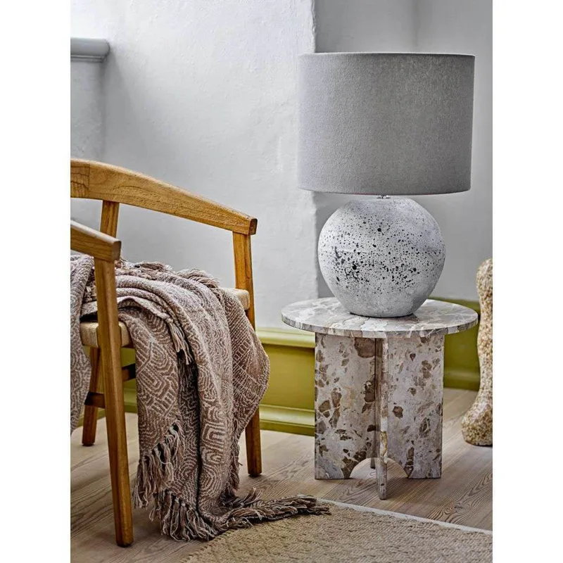 Isedora tafellamp Nature - Bloomingville - Woonkamer - Stof von Bloomingville – Produktfoto
