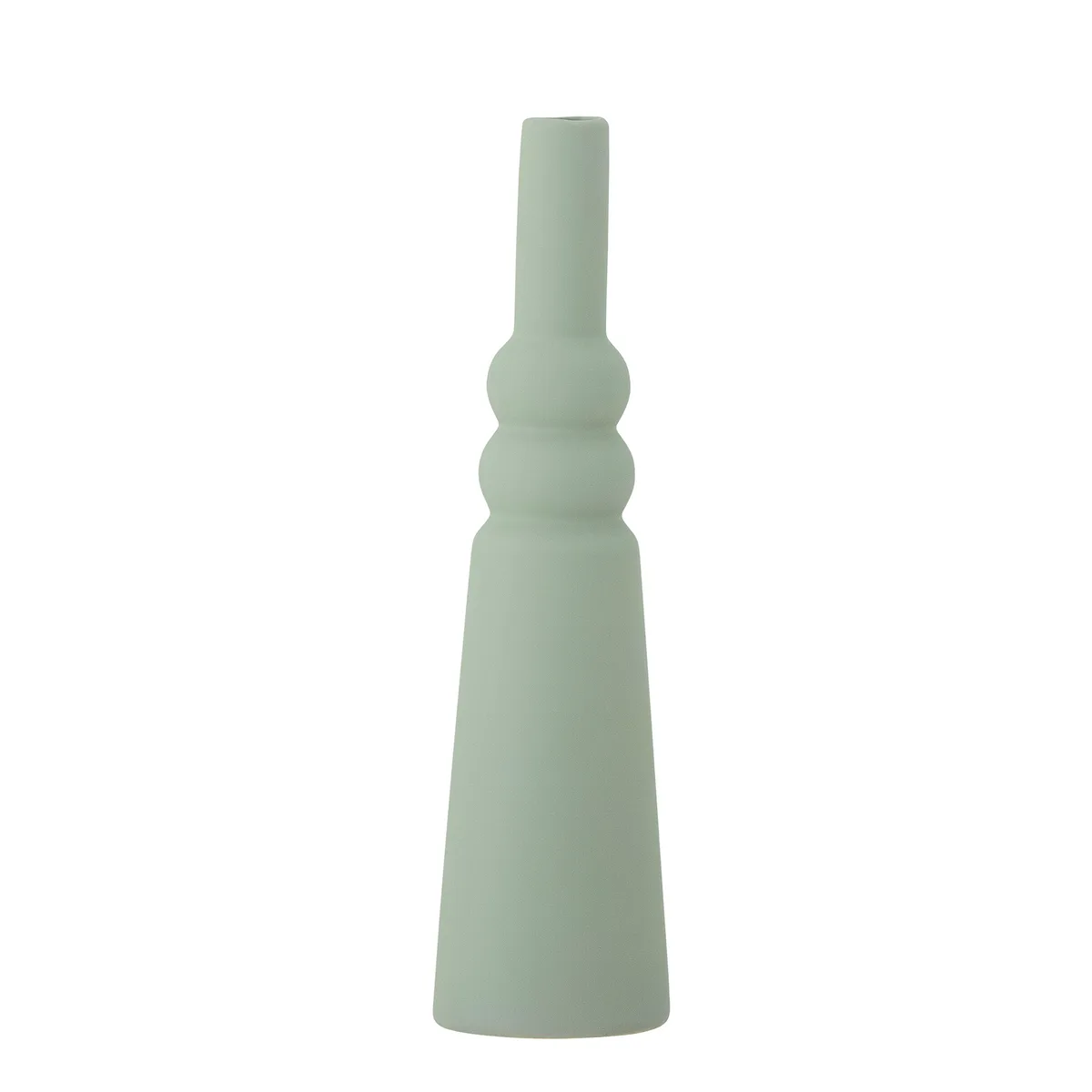 Isolde Vase, Grøn, Stentøj, D7,5xH28,5 cm fra Bloomingville – produktbillede