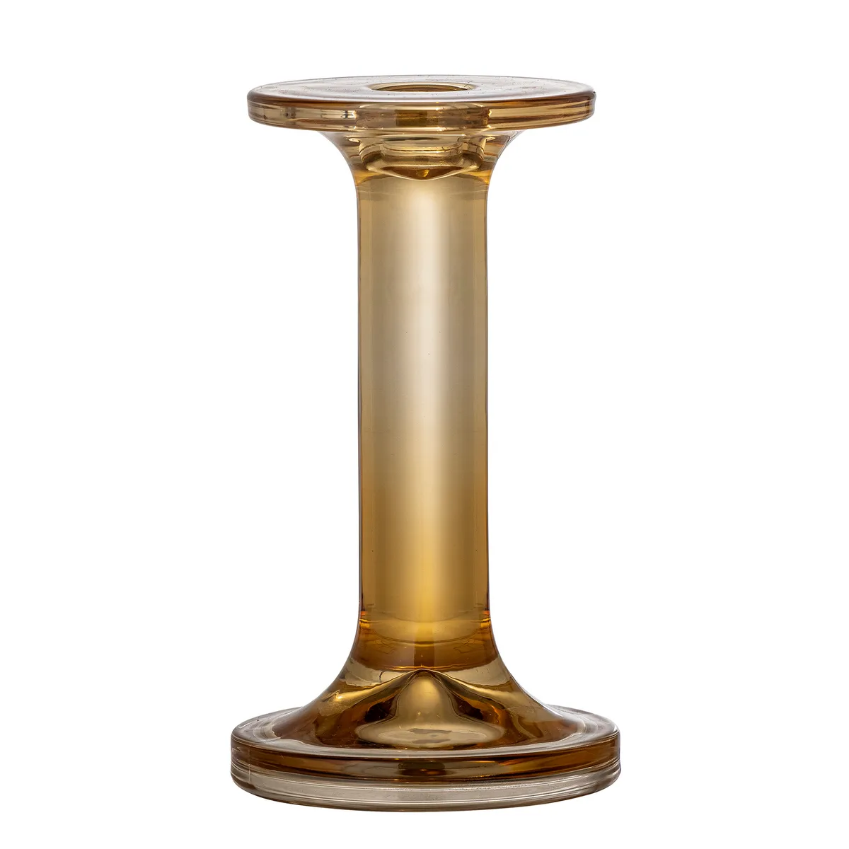 Jamey Lysestage, Brun, Glas, D9xH16 cm de Bloomingville – photo du produit