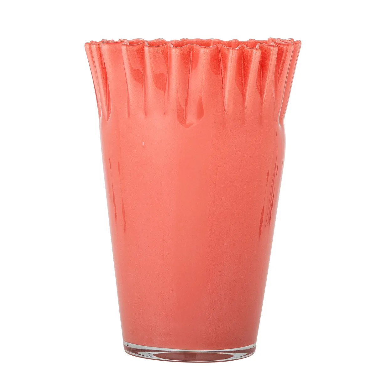 Janine Vase, Orange, Glas, D20xH30 cm de Bloomingville – photo du produit