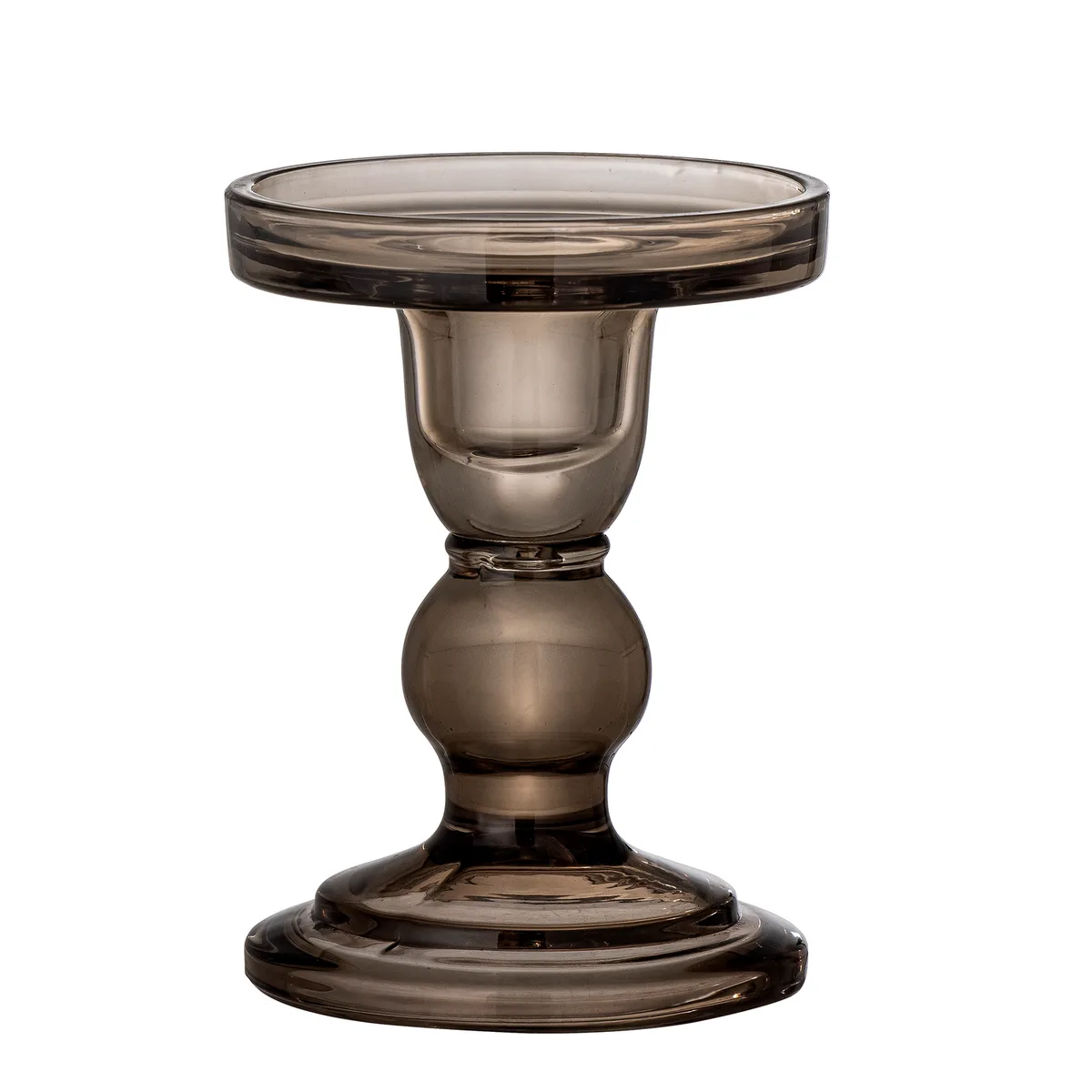 Joslyn Lysestage, H11,5xB8,5 cm, Grå van Bloomingville – productfoto