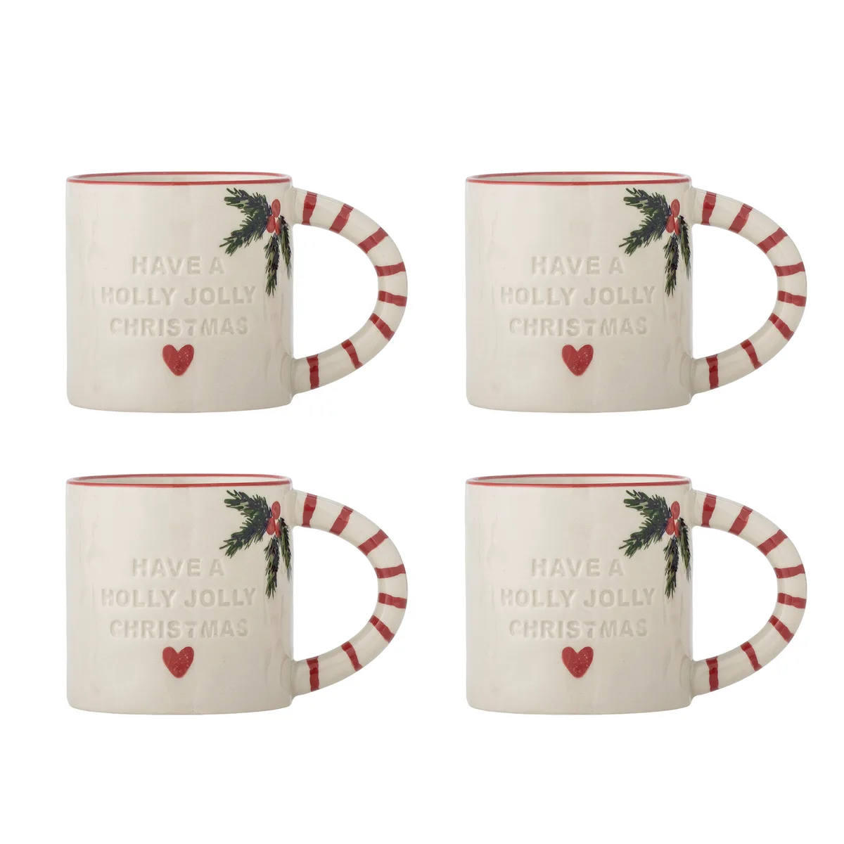 Jovida Kop, Natur, Stentøj, D7,5xH7,5 cm, Set of 4 de Bloomingville – photo du produit