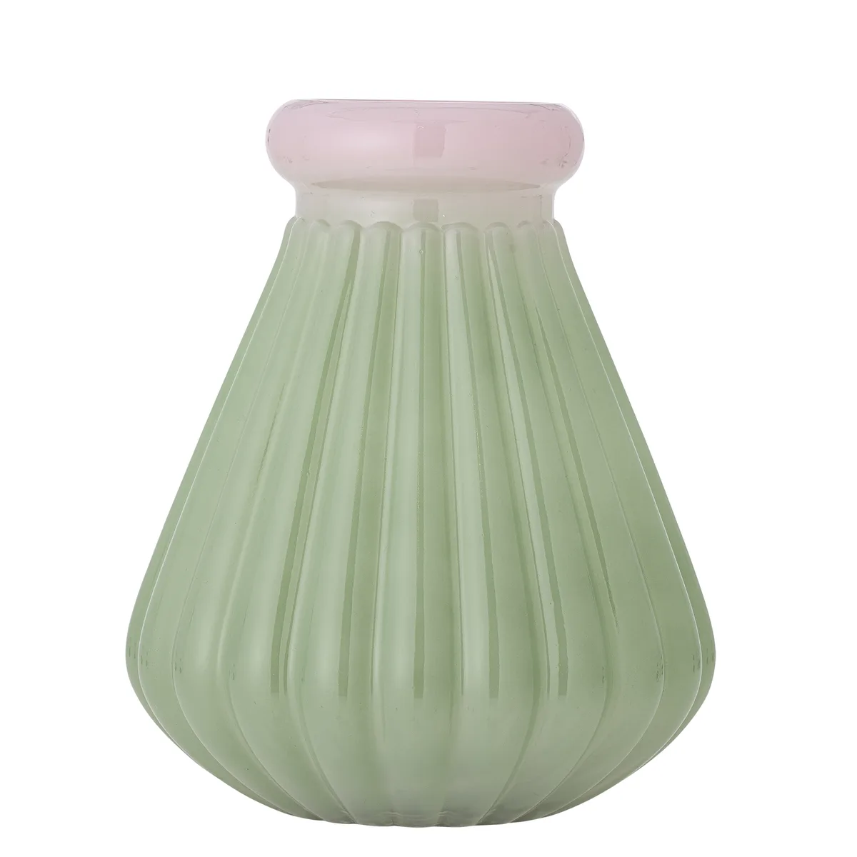 Judith Vase, Grøn, Glas, D20,5xH24,5 cm de Bloomingville – photo du produit