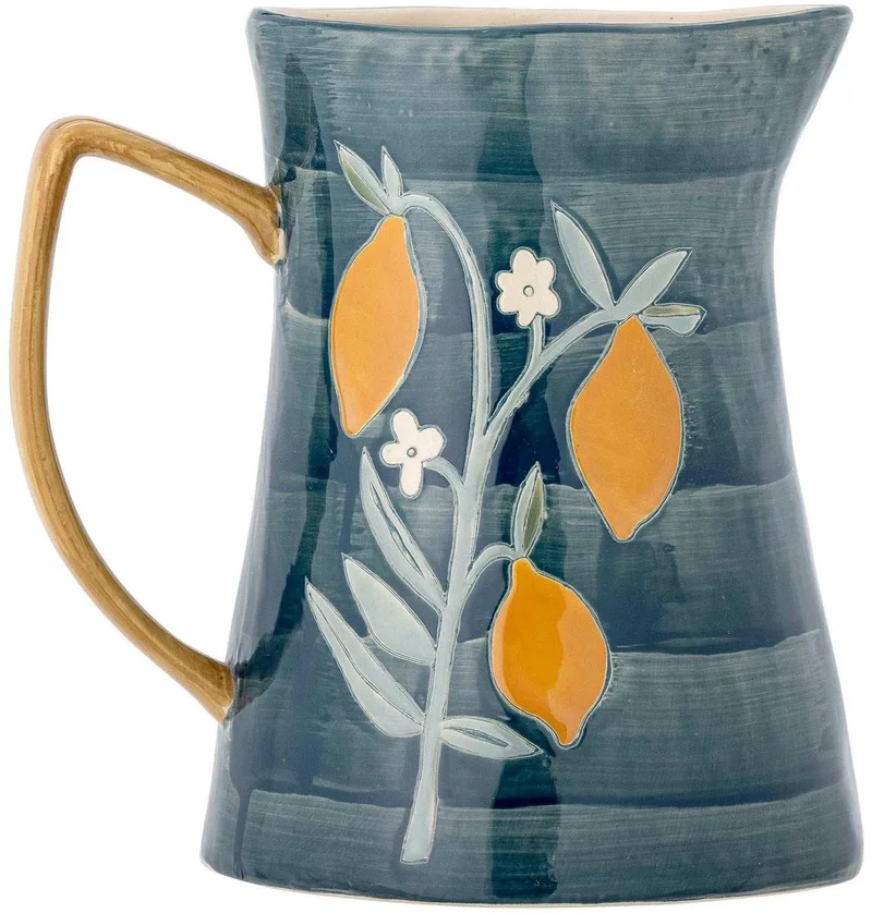 Kan aardewerk blauw Feriha 3L by Bloomingville in [gid://shopify/Metaobject/303390916943,gid://shopify/Metaobject/307232571727] – product photo