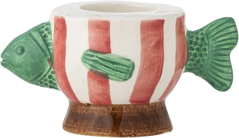 Kandelaar aardewerk roze Codia van Bloomingville in [gid://shopify/Metaobject/303097905487] – productfoto