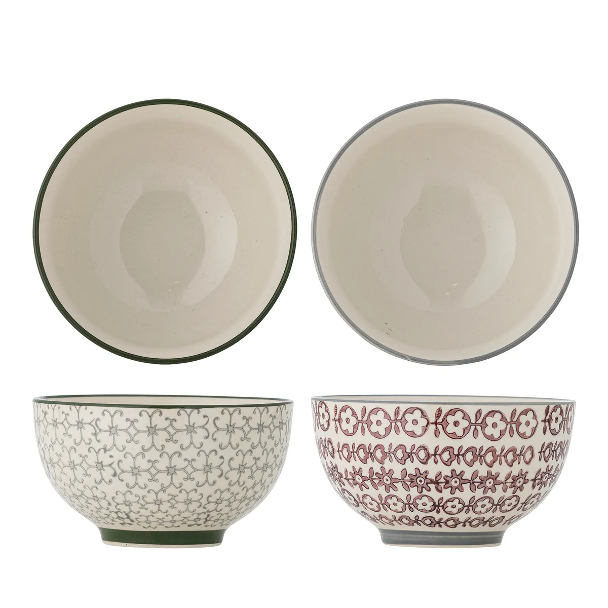 Karine Skål, Multifarvet, Stentøj, D13,5xH7,5 cm van Bloomingville – productfoto