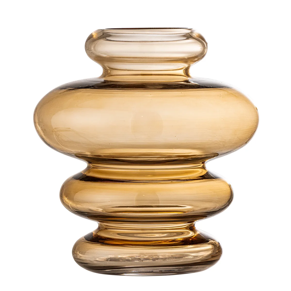 Kayn Vase, B18xH19,5 cm, Gul van Bloomingville – productfoto