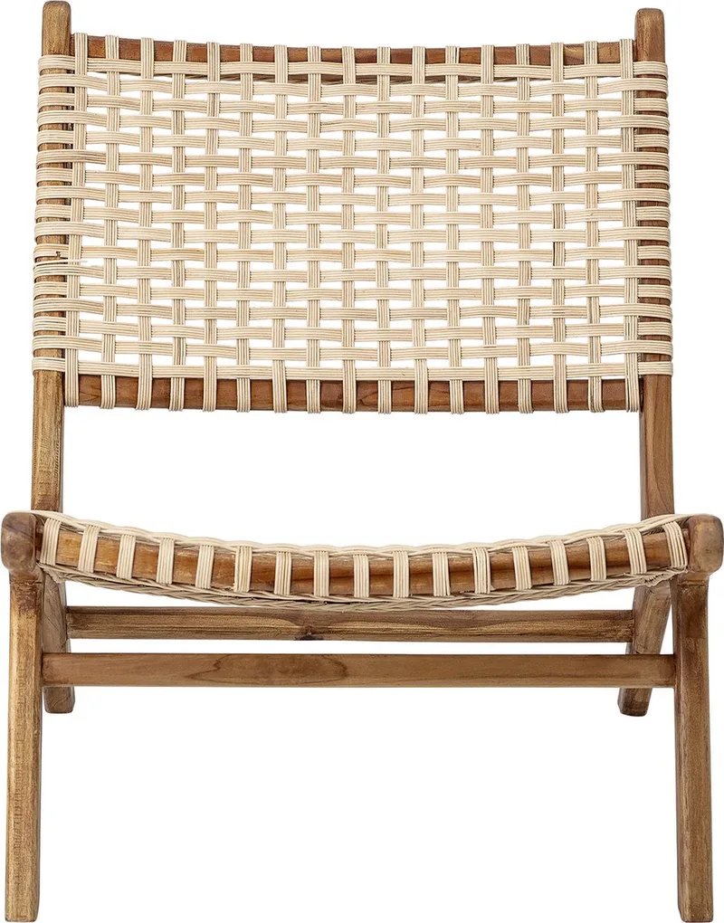 Keila Loungestoel - Nature - Teak van Bloomingville in Bruin – productfoto