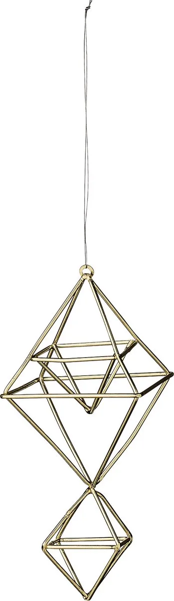 Kerstdecoratie - asymmetrisch by Bloomingville in Goud – product photo