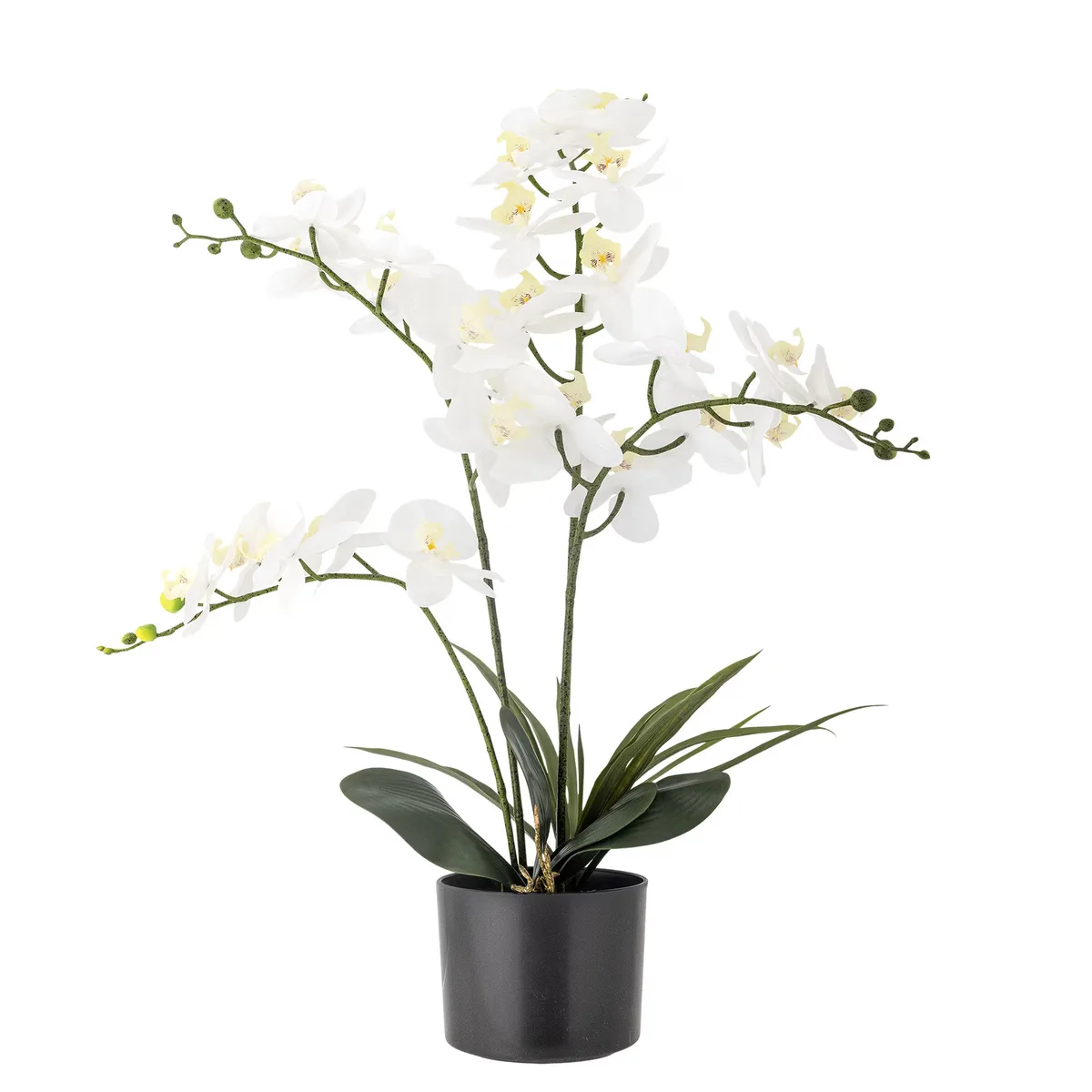 Kunstbloem Orchid Wit - Hoogte: 84 cm von Bloomingville – Produktfoto