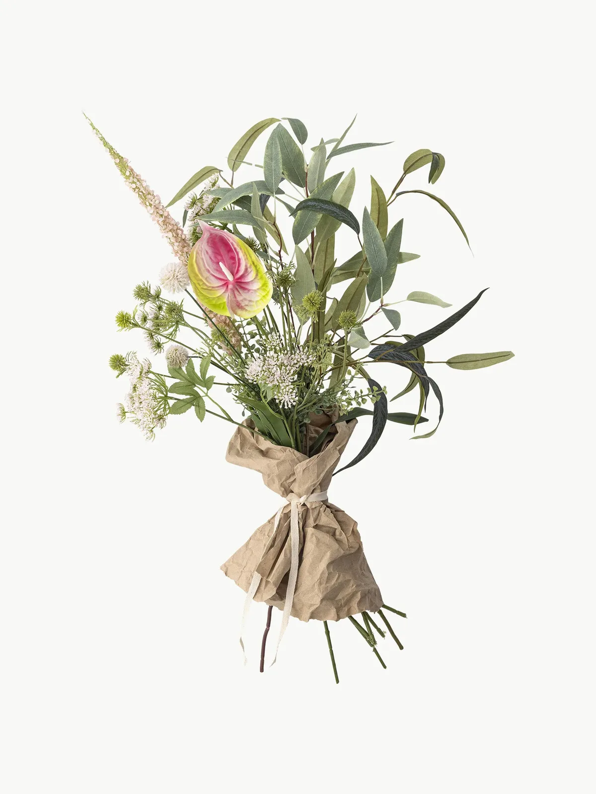Kunstboeket Blush - Roze en Groen - Floral Design van Bloomingville – productfoto