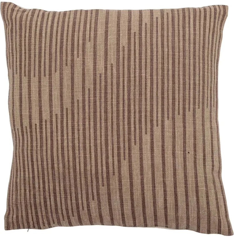 Kussen katoen bruin Witham 45x45cm by Bloomingville in [gid://shopify/Metaobject/307221758287] – product photo