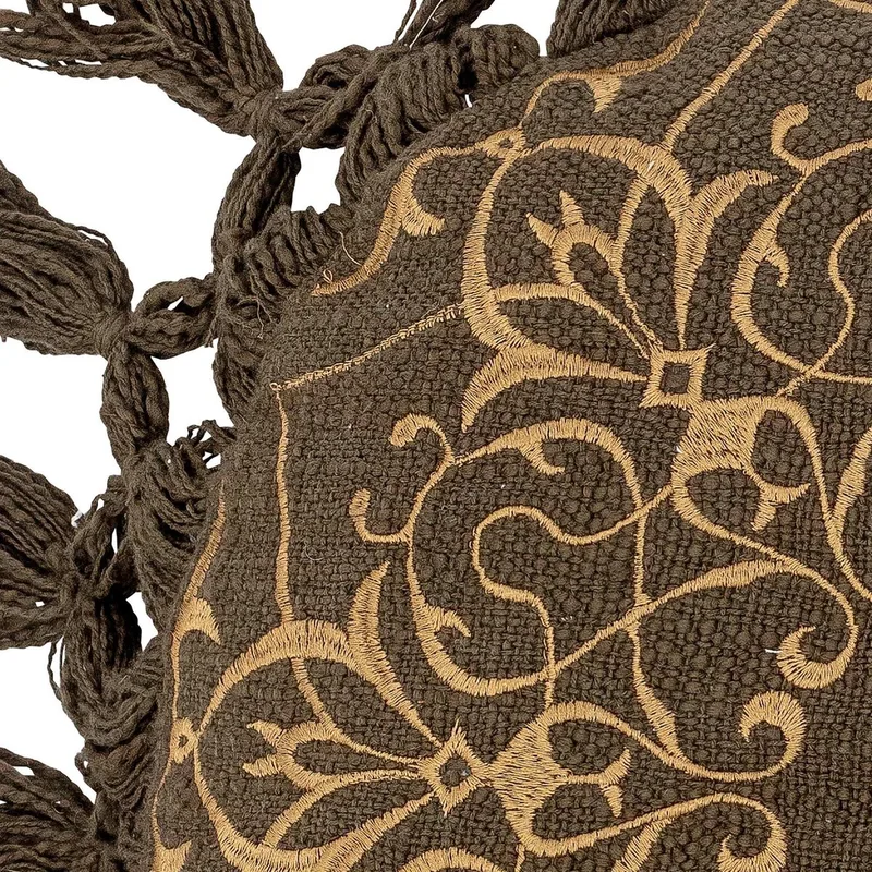 Kussen katoen groen Kala 40cm by Bloomingville in [gid://shopify/Metaobject/303100625231] – product photo