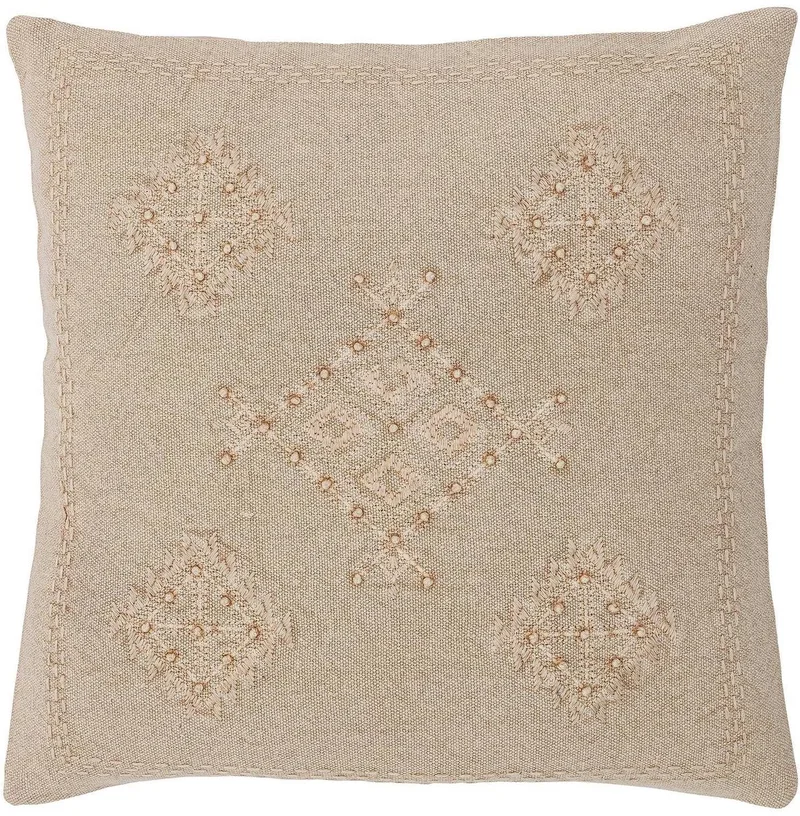 Kussen katoen nature Leva 45x45cm by Bloomingville in [gid://shopify/Metaobject/297300001103] – product photo