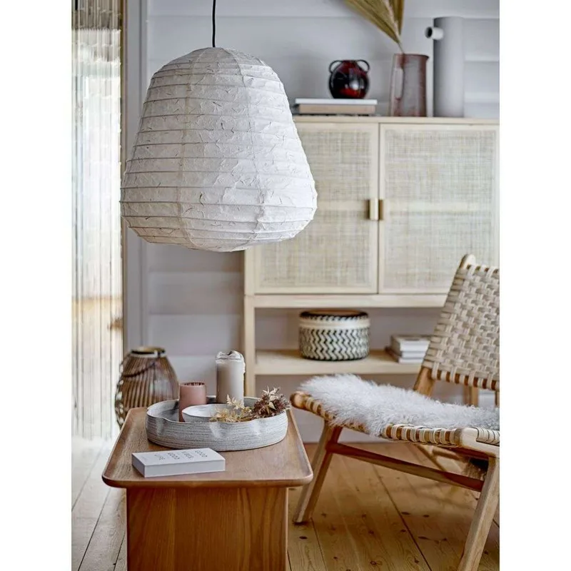 Leena Hanglamp Nature/Paper - Bloomingville - Woonkamer - Papier / Karton von Bloomingville – Produktfoto