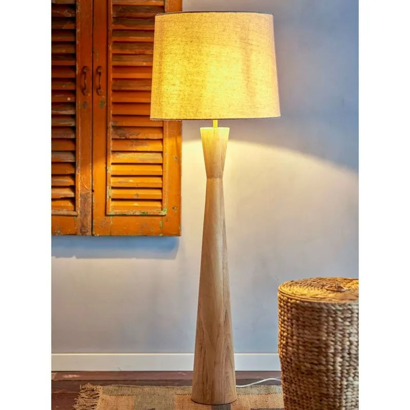 Leonor Vloerlamp Nature - Bloomingville - Woonkamer - Hout by Bloomingville – product photo
