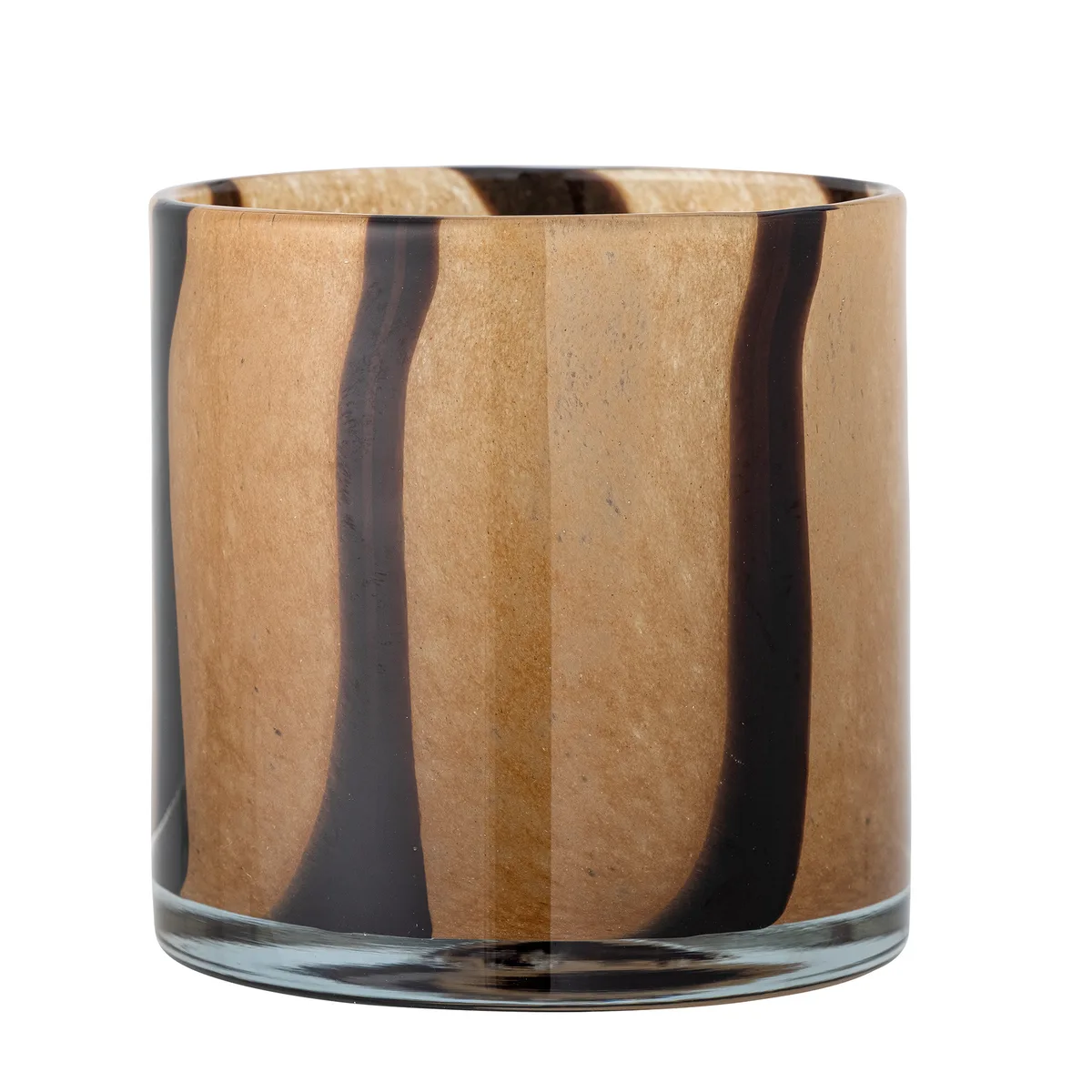 Liberty Fyrfadsstage, Brun, Glas, D15xH16 cm de Bloomingville – photo du produit