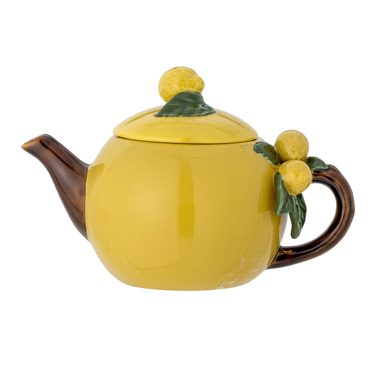 Limone Tekande, Gul, Stentøj, D21xH14 cm fra Bloomingville – produktbillede