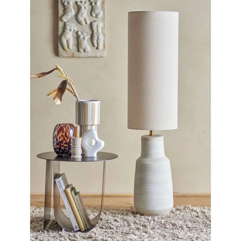Linetta Vloerlamp White - Bloomingville - Woonkamer - Stof von Bloomingville – Produktfoto