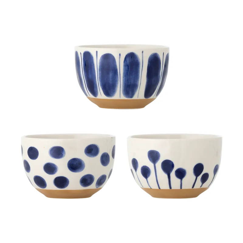 Linora Schale 58 cl 3-teilig Blau by Bloomingville – product photo