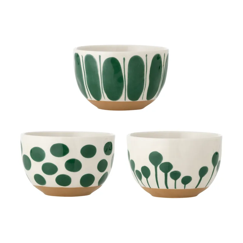 Linora Schale 58 cl 3-teilig Grün by Bloomingville – product photo