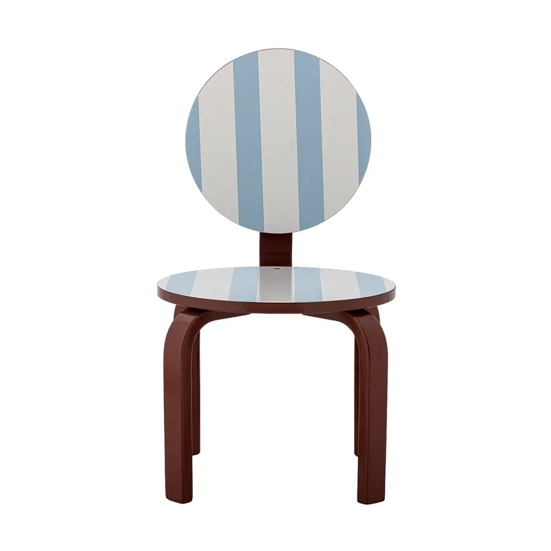 Liova Stuhl Multi, Hellblau-Weiß-Braun by Bloomingville – product photo