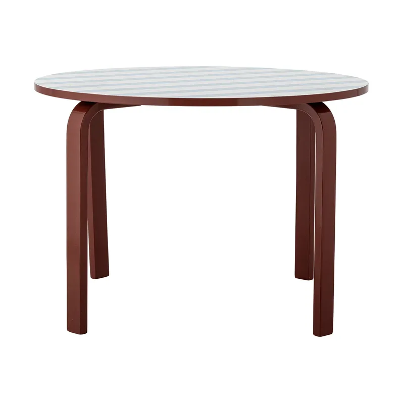 Liova Tisch Blau-Weiß, Ø65 cm by Bloomingville – product photo