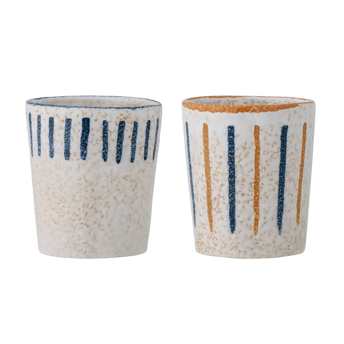Lobelia Kop, Blå, Stentøj, D8xH9 cm, Set of 2 fra Bloomingville – produktbillede
