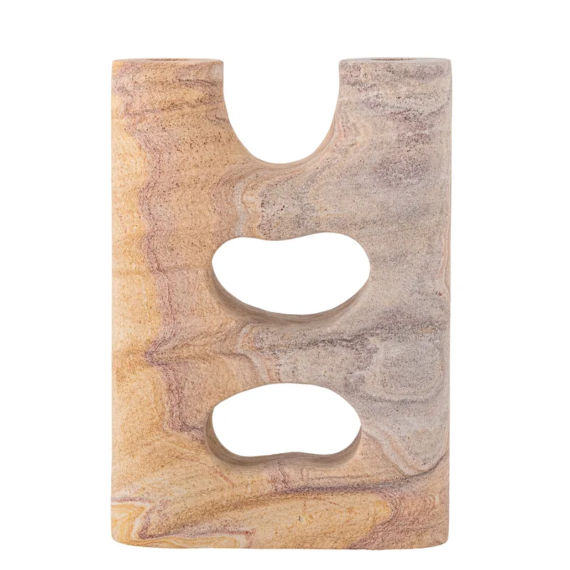 Lodi Kerzenhalter, Natur, Sandstein, 18x25,5x7 cm by Bloomingville – product photo