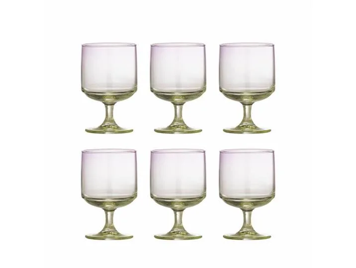 Luciana glazen paars set van 6 stuks de Bloomingville – photo du produit