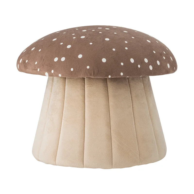 Lue Sitzpouf Ø37x30 cm Braun von Bloomingville – Produktfoto 1 von 2