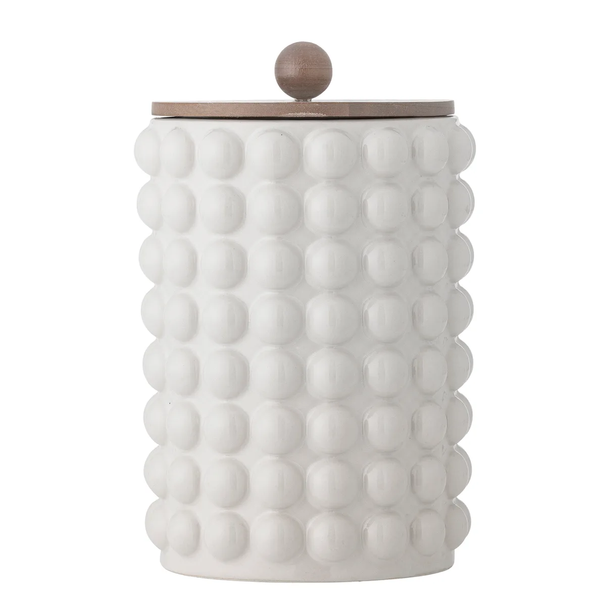 Madge Krukke m/låg, Hvid, Stentøj, D17xH27 cm von Bloomingville – Produktfoto