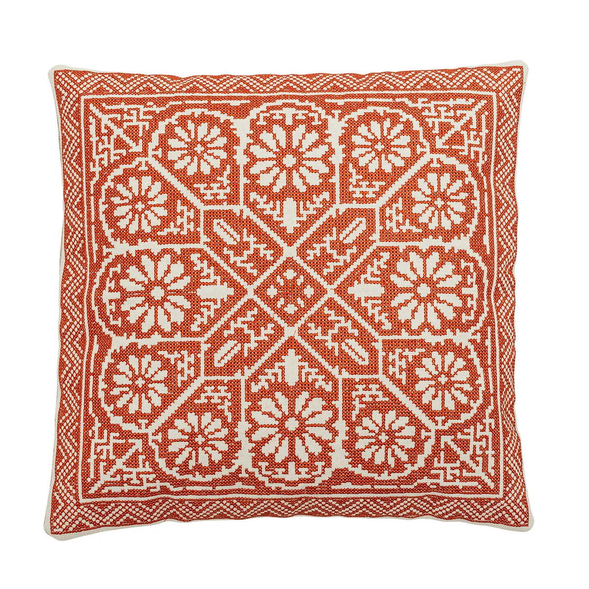 Madita Pude, Rød, Bomuld, L40xW40 cm van Bloomingville – productfoto
