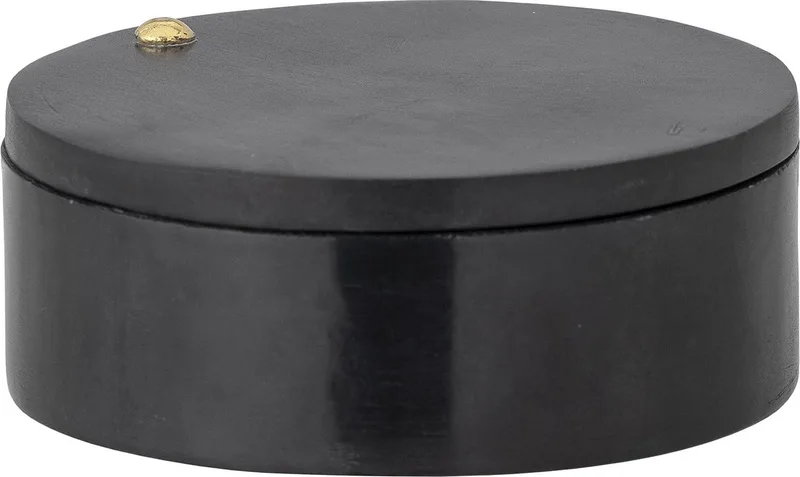 Manja Pot met deksel - Speksteen de Bloomingville en Zwart – photo du produit