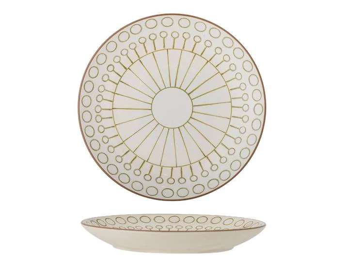 Maple borden Ø25,5cm groen set van 6 stuks - 82061610 de Bloomingville – photo du produit
