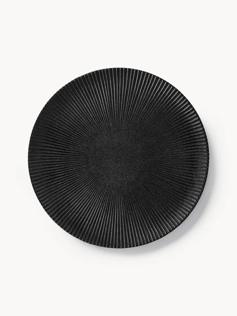Mat dinerbord Neri met groefstructuur by Bloomingville – product photo
