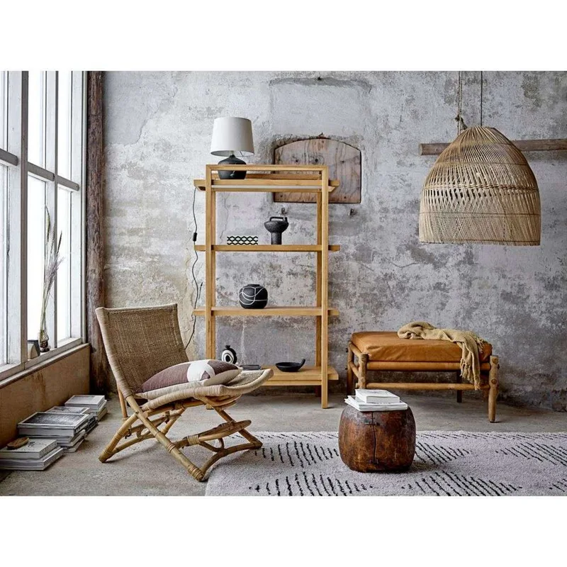 Matheo Tafellamp Black/Terracotta - Bloomingville - Woonkamer - Stof by Bloomingville – product photo