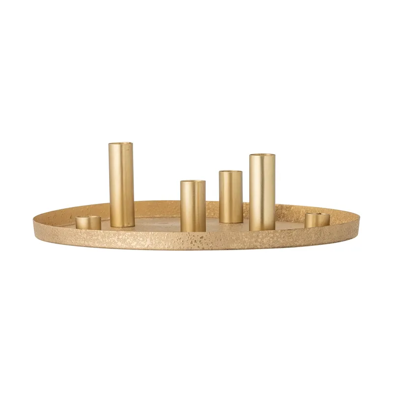 Maxime Adventsleuchter Ø30 cm Gold fra Bloomingville – produktbillede