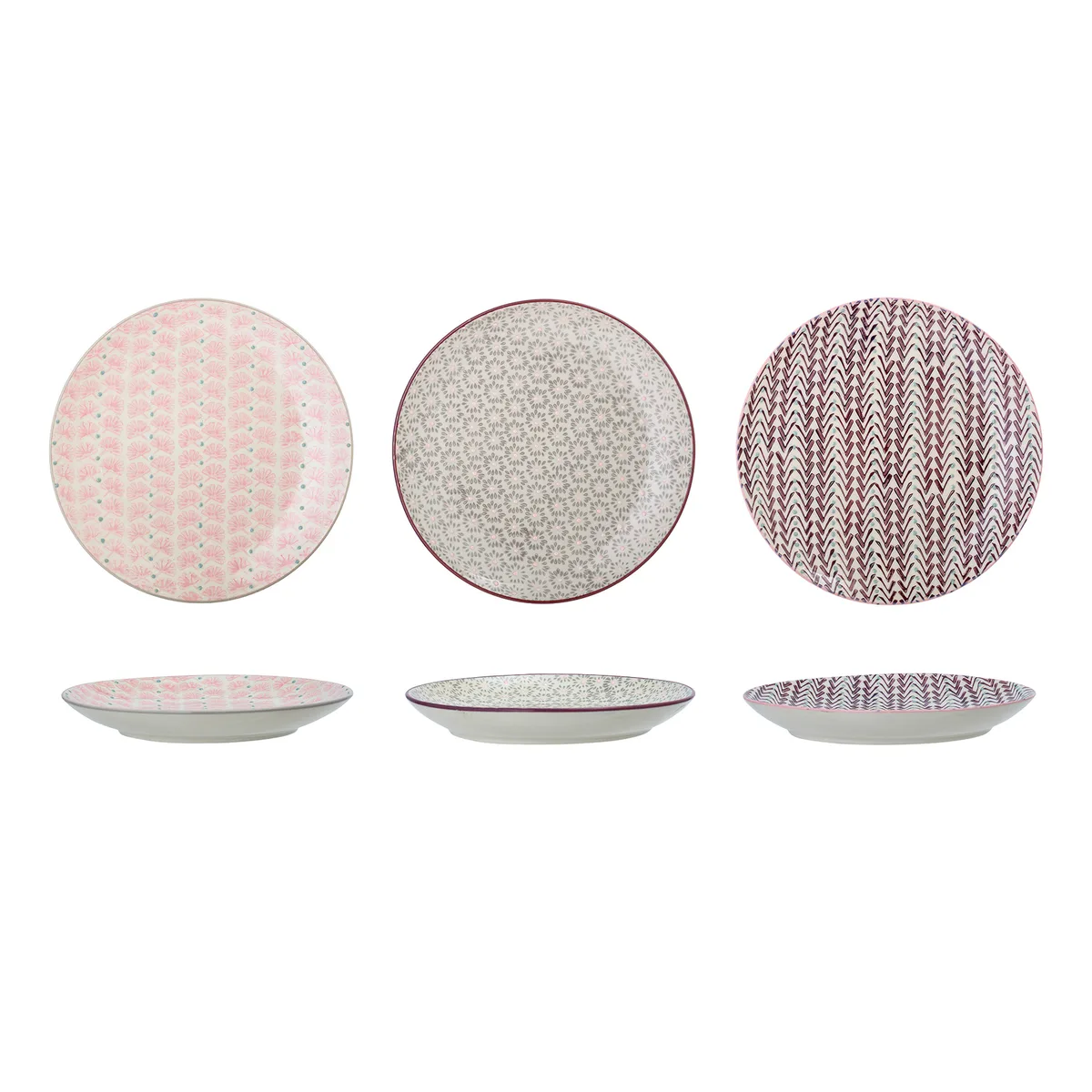 Maya Tallerken, Multifarvet, Stentøj, D22 cm de Bloomingville – photo du produit