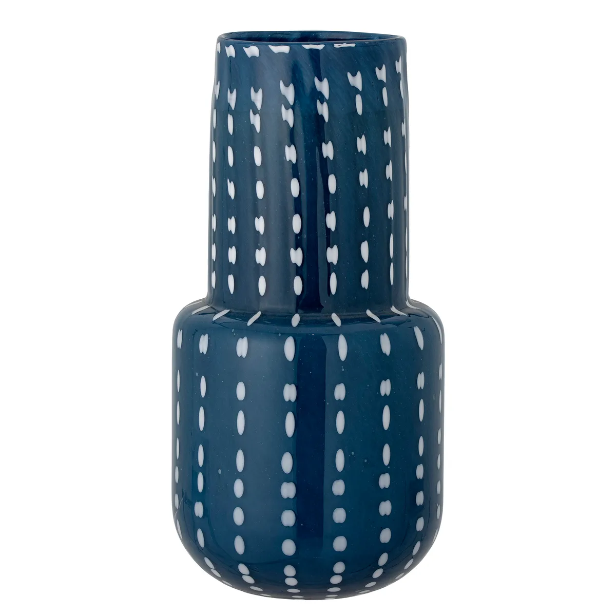 Mayim Vase, Blå, Glas, D17xH35 cm fra Bloomingville – produktbillede