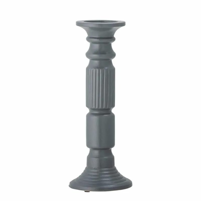 Millas Kerzenhalter Ø15 cm Grau fra Bloomingville – produktbillede