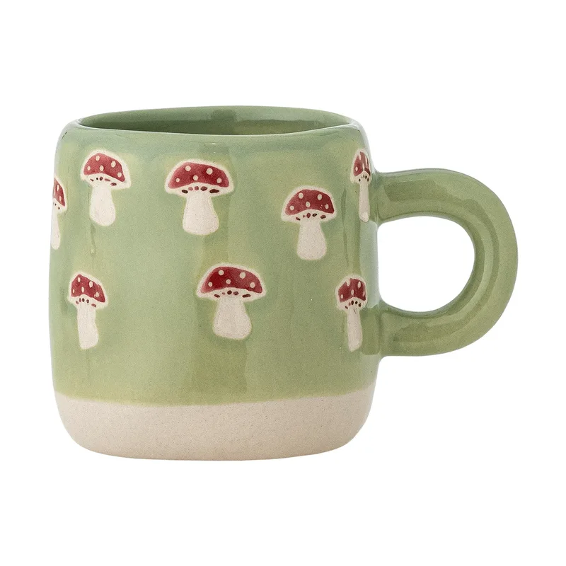 Millie Tasse 110 ml Grün, Pilze by Bloomingville – product photo