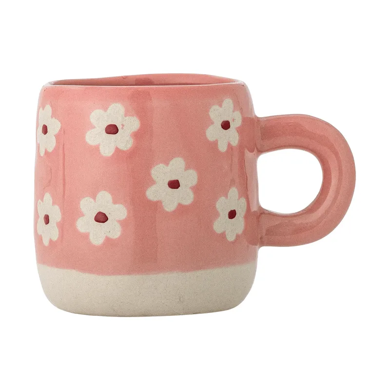Millie Tasse 110 ml Rosa, Blumen van Bloomingville – productfoto