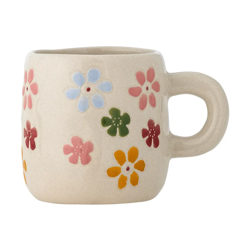Millie Tasse 110 ml Weiß, Blumen van Bloomingville – productfoto