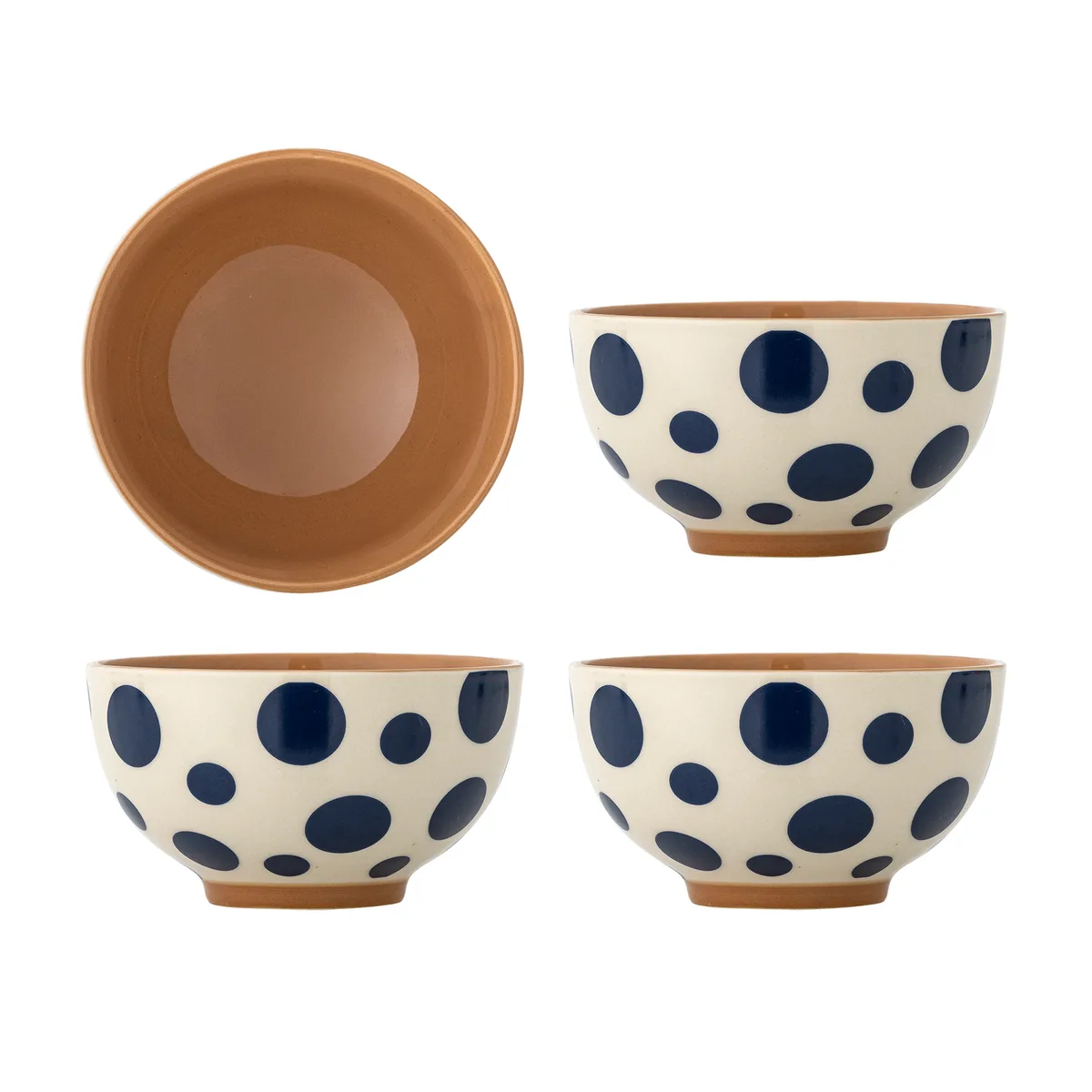 Miri Skål, Multifarvet, Stentøj, D13,5xH7,5 cm, Set of 4 de Bloomingville – photo du produit