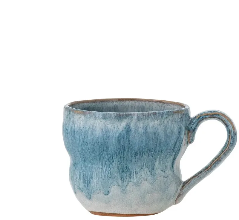 Mok aardewerk blauw Nara 350ml by Bloomingville in [gid://shopify/Metaobject/303390916943] – product photo