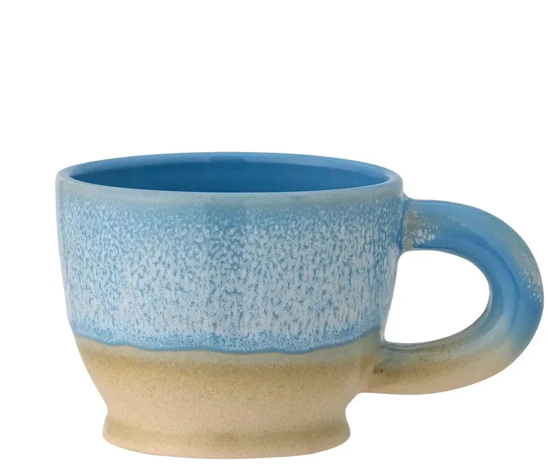 Mok aardewerk blauw Safie 300ml by Bloomingville in [gid://shopify/Metaobject/303390916943] – product photo